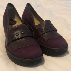 FLY LONDON Leather Wedges - Yela